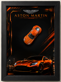 Orange Aston Martin